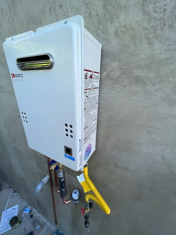 Tankless water heater installation for 18th and Cotton homes